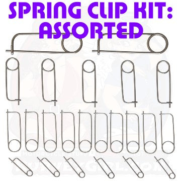 Safety Shackle Pin Spring Clips Heavy Duty Steel 2.75 To 8.25 Inch Buy 3 To  10