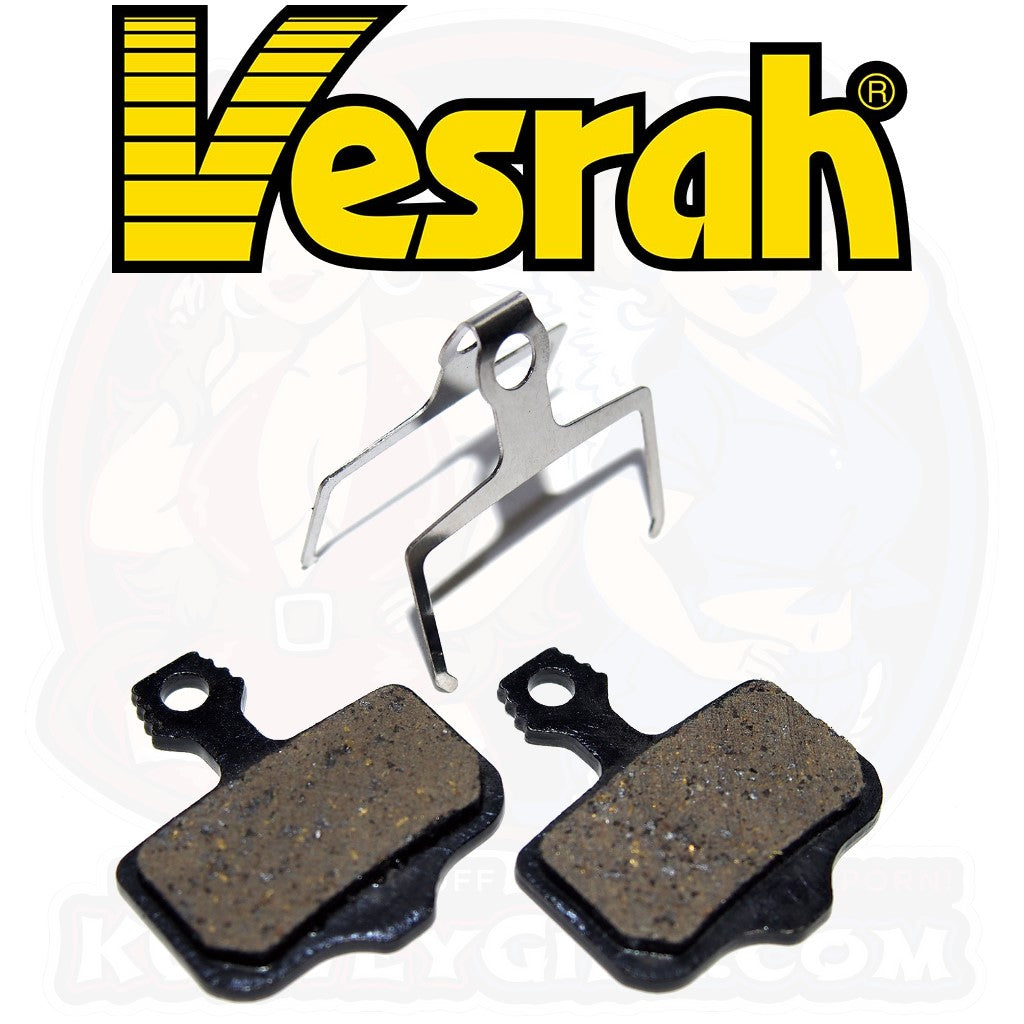 Vesrah BP-035 Bicycle Brake Pads bike MTB Mountain Bike shape Avid Elixir 5 7 9 CR R XX SRAM XX AXS FROCE DB5 Level XO XX World Cup E-Bike Pads and Clips