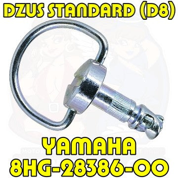 Dzus D8 Spare Part 14 mm D Ring Bolt Silver Yamaha 8HG-28386-00-00