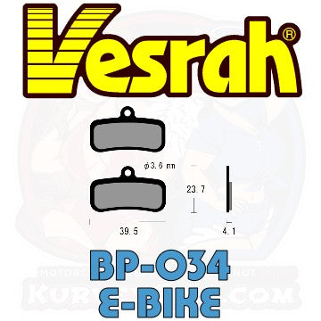 Vesrah BP-034 Bicycle Brake Pads bike MTB Mountain Bike main image shape Trail Shimano DORE XT BR-M8120 Saint BR-M640 BR-M810 BR-M820 SLX BR-M7120 XTR BR-M9120 E-Bike