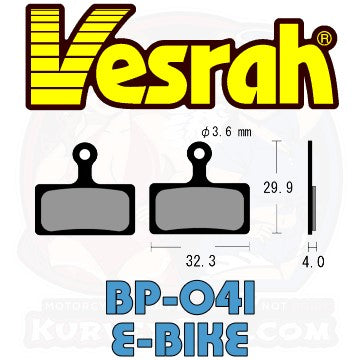 Vesrah BP-041 Bicycle Brake Pads bike MTB Mountain Bike main image shape Trail Shimano ALIVIO BR-M4050 DORE XT BR-M60000 XTR BR-CX75 BR-M666 BR-M675 BR-M785 BR-M8000 BR-M900 BR-M985 BR-M987 BR-S700 E-Bike