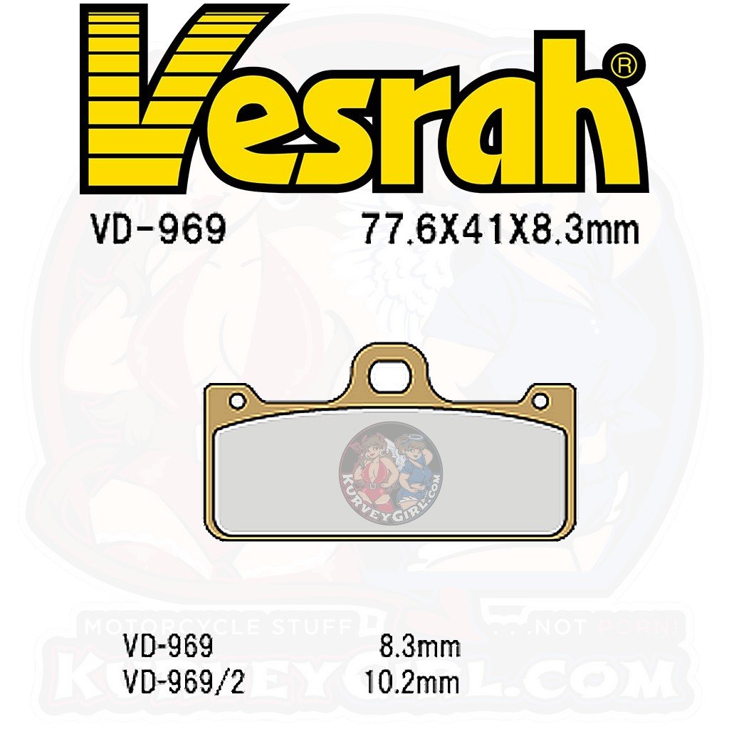 Vesrah Brake Pad Shape VD 969-2